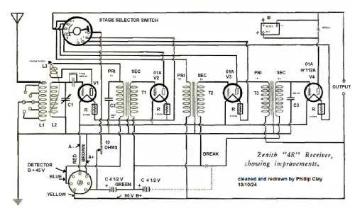 4R Long Distance Receiver-Amplifier; Zenith Radio Corp.; (ID = 3077860) Radio