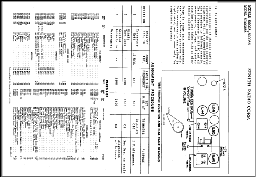 5G003 Ch= 5C40; Zenith Radio Corp.; (ID = 447747) Radio