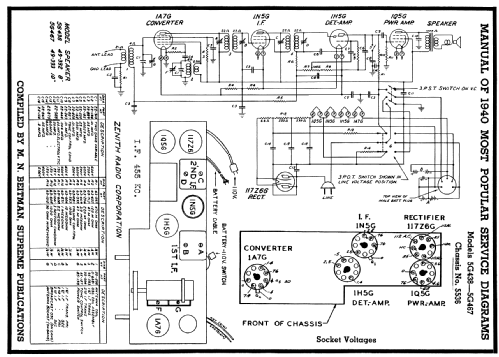 5G438 Ch= 5536; Zenith Radio Corp.; (ID = 67427) Radio