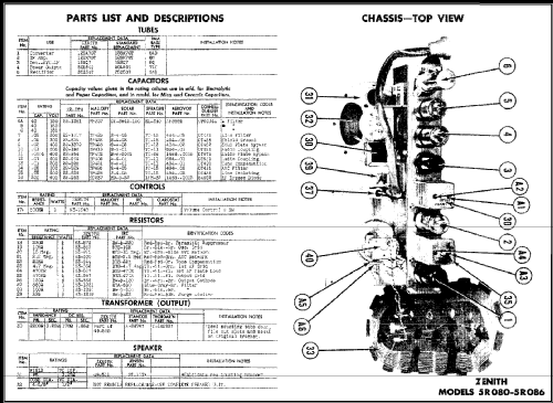 5R086 Ch=5C02; Zenith Radio Corp.; (ID = 489933) Radio