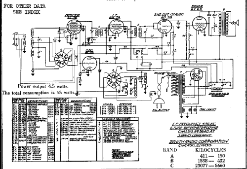 6A229 Ch=5640AT; Zenith Radio Corp.; (ID = 1006174) Radio