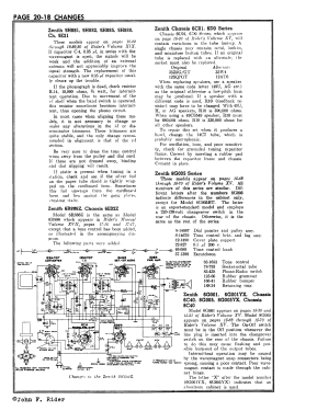 6D014W Consoltone Ch= 6C01; Zenith Radio Corp.; (ID = 3028635) Radio