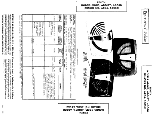 6D015Y Consoltone Ch= 6C05 ; Zenith Radio Corp.; (ID = 490203) Radio