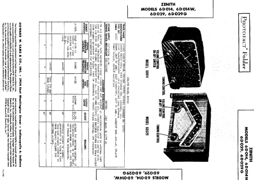 6D029 Consoltone Ch= 6C01; Zenith Radio Corp.; (ID = 489959) Radio