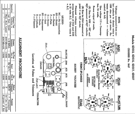 6D-312 Ch=5647; Zenith Radio Corp.; (ID = 330157) Radio