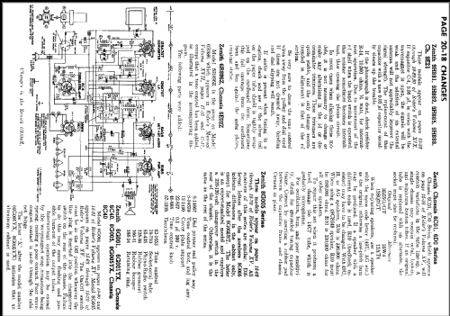 6G001YZX Universal 6G001YX Ch=6C40; Zenith Radio Corp.; (ID = 490228) Radio