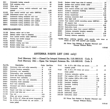 6MF590 Ford Ch= 6A21; Zenith Radio Corp.; (ID = 313010) Car Radio