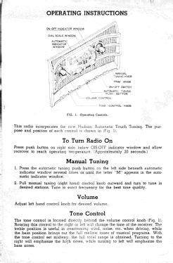 6MH089 Hudson DB 47 ; Zenith Radio Corp.; (ID = 3018424) Car Radio