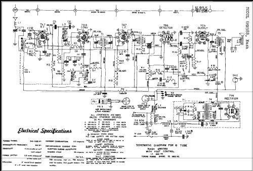 6MN988 Nash; Zenith Radio Corp.; (ID = 277783) Car Radio