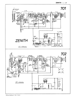 701 ; Zenith Radio Corp.; (ID = 2728484) Radio