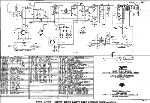 7MN596 Ch=7A06; Zenith Radio Corp.; (ID = 314382) Car Radio