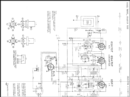 7R887 Ch= 7E22 Radio Zenith Radio Corp.; Chicago, IL, build 