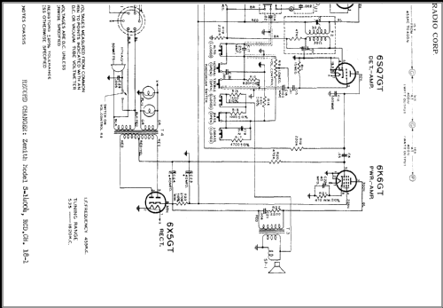 7R887 Ch= 7E22 Radio Zenith Radio Corp.; Chicago, IL, build 