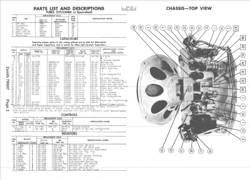 7R887 Ch= 7E22; Zenith Radio Corp.; (ID = 1477857) Radio