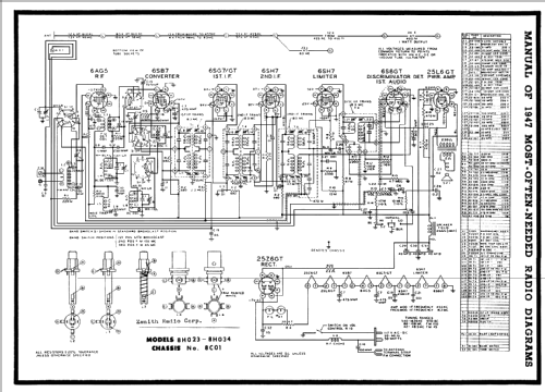 8H023W Ch= 8C01; Zenith Radio Corp.; (ID = 813575) Radio