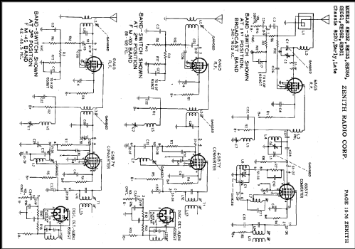 8H033 Ch=8C20; Zenith Radio Corp.; (ID = 491068) Radio