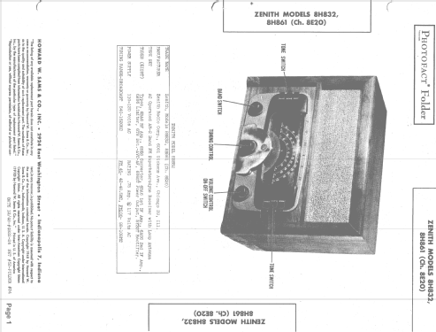 8H861 Viceroy Ch= 8E20; Zenith Radio Corp.; (ID = 1451550) Radio