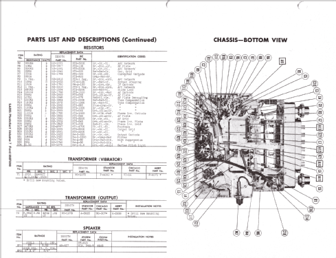 8MF980 Ford Ch= 8A-18805B; Zenith Radio Corp.; (ID = 1280229) Car Radio