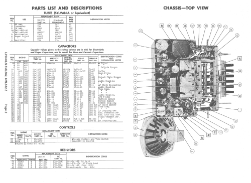 8ML882 Ch= 8E82 Lincoln; Zenith Radio Corp.; (ID = 1389339) Car Radio