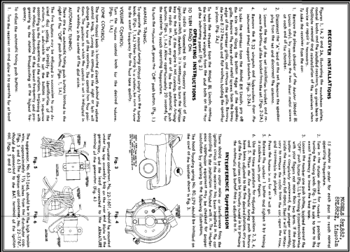 8ML882Z Ch= 8E82 Lincoln; Zenith Radio Corp.; (ID = 278107) Car Radio