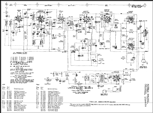 8ML982 Ch= 8E82 Ford + Lincoln; Zenith Radio Corp.; (ID = 278112) Car Radio