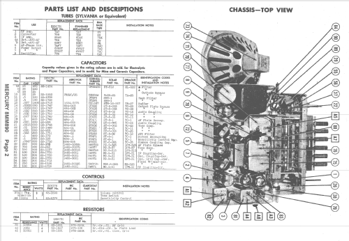 8MM890 Ch=8E90 Lincoln-Mercury; Zenith Radio Corp.; (ID = 1422931) Car Radio