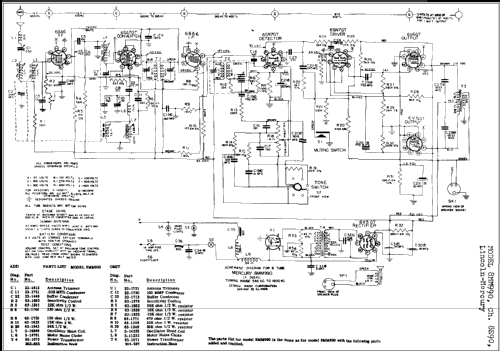 8MM990 Ch=8E90 Lincoln-Mercury; Zenith Radio Corp.; (ID = 278299) Car Radio