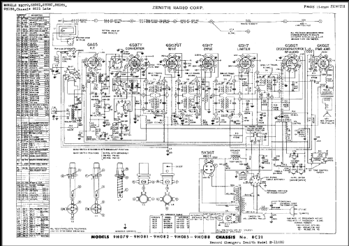 9H079 Ch= 8C21 Radio Zenith Radio Corp.; Chicago, IL, build ...