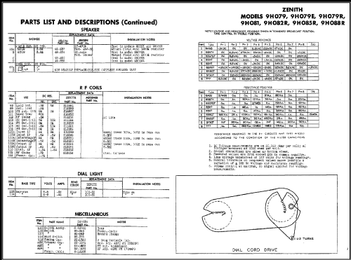 9H079 Ch= 8C21; Zenith Radio Corp.; (ID = 491669) Radio