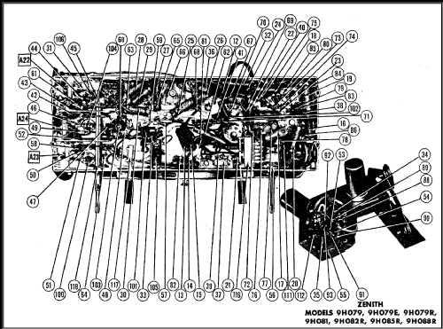 9H079 Ch= 8C21; Zenith Radio Corp.; (ID = 491670) Radio