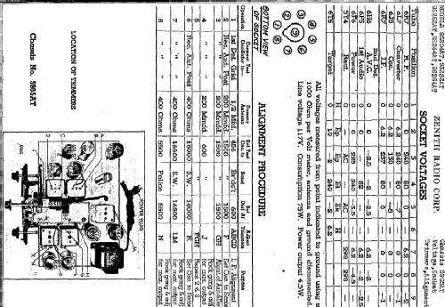 9S204AT 9-S-204AT Ch=5905AT; Zenith Radio Corp.; (ID = 1005990) Radio