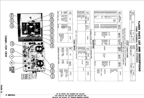 A1412G Ch= 15A26; Zenith Radio Corp.; (ID = 848176) Television