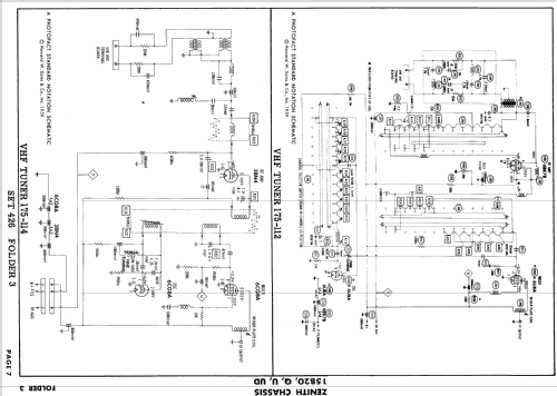 B1411PU Ch= 15B20U; Zenith Radio Corp.; (ID = 923107) Television