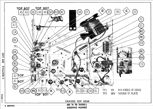 B1411PU Ch= 15B20U; Zenith Radio Corp.; (ID = 923111) Television