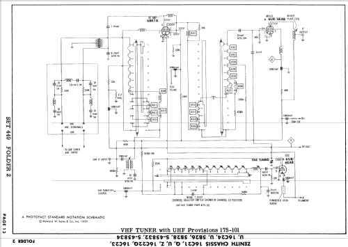 B2221YZ Ch= 16C21Z; Zenith Radio Corp.; (ID = 895834) Television