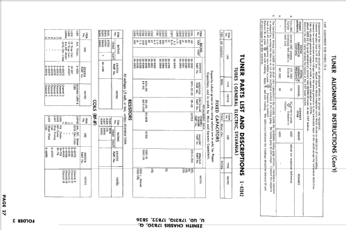 B2223EU Ch= 17B20U; Zenith Radio Corp.; (ID = 938550) Television