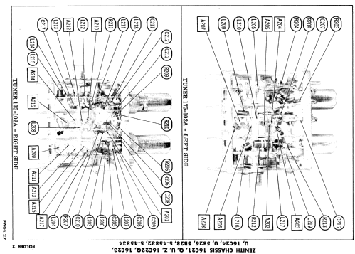 B2223YZ Ch= 16C21Z; Zenith Radio Corp.; (ID = 895960) Television