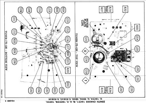 B2245WZ1 Ch= 16C21Z; Zenith Radio Corp.; (ID = 896054) Television