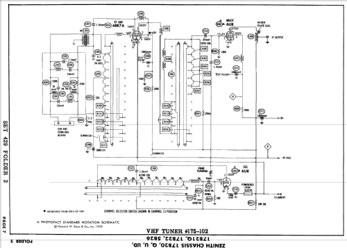 B3004 Ch= 17B21Q; Zenith Radio Corp.; (ID = 937800) Télévision