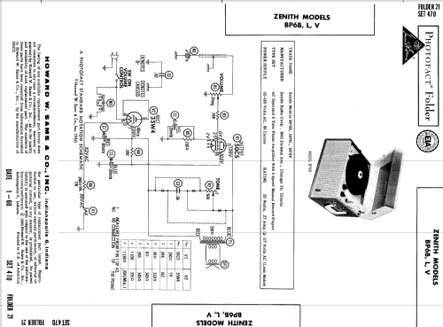 BP6 B ; Zenith Radio Corp.; (ID = 605781) R-Player