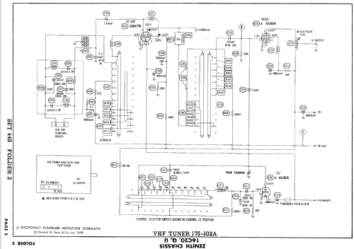 C1415U Ch= 16C20U; Zenith Radio Corp.; (ID = 894786) Televisión