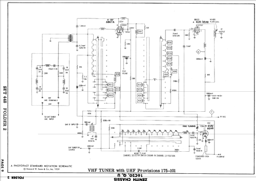 C1415U Ch= 16C20U; Zenith Radio Corp.; (ID = 894790) Televisión