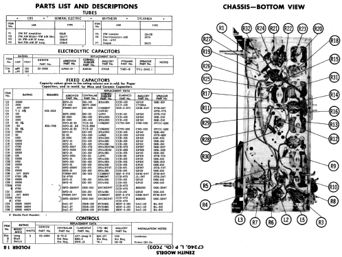 C724P 'The Super Caroline' Ch= 7C02; Zenith Radio Corp.; (ID = 570221) Radio