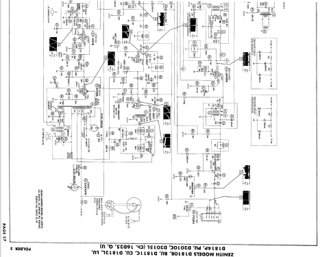 D1810B Ch= 16D25; Zenith Radio Corp.; (ID = 636143) Television