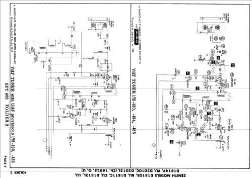 D1812LU, D1814PU Ch= 16D25U; Zenith Radio Corp.; (ID = 636595) Television