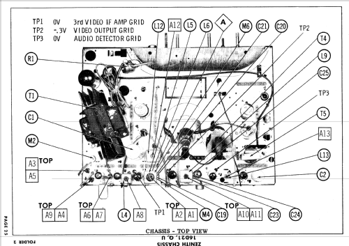 D2302R, RU Ch= 16D21, U; Zenith Radio Corp.; (ID = 637447) Television