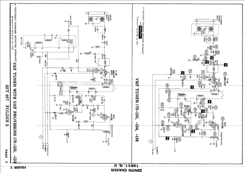 D3005E, L, M, R, W, D3006E, L, R Ch= 16D21Q; Zenith Radio Corp.; (ID = 638228) Television