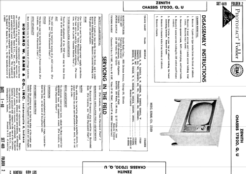 D3015L Ch= 17D20Q; Zenith Radio Corp.; (ID = 638961) Television