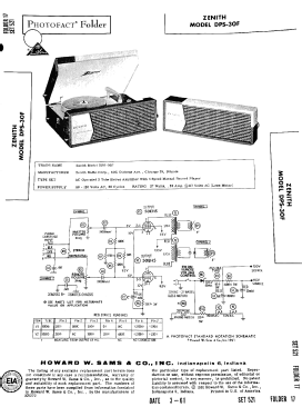 DPS-30F ; Zenith Radio Corp.; (ID = 2959376) R-Player