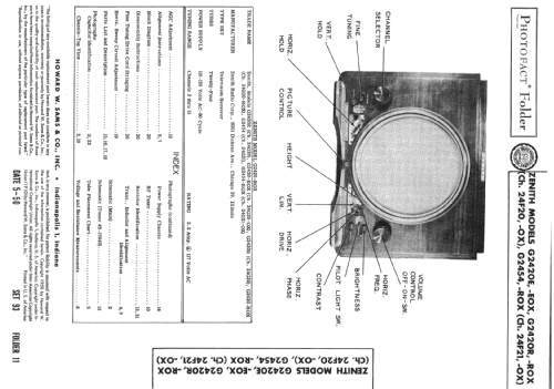 G2420R 'Newport' Ch= 24G20; Zenith Radio Corp.; (ID = 1773677) Television